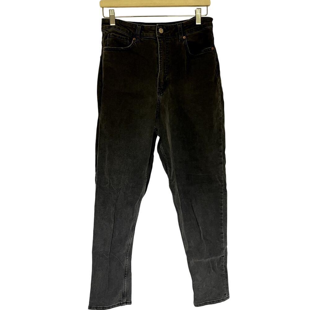 Divided black jeans high waisted women's size 10‎ pants pockets cotton casual